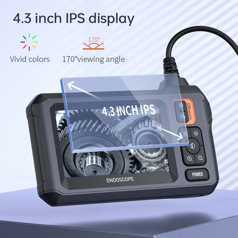 Industrial Endoscope 4.3inch IPS Screen